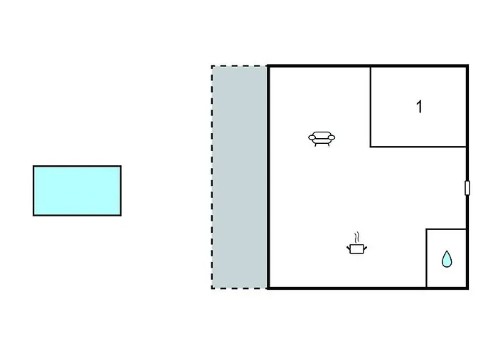아파트 1 Bedroom Lovely In *